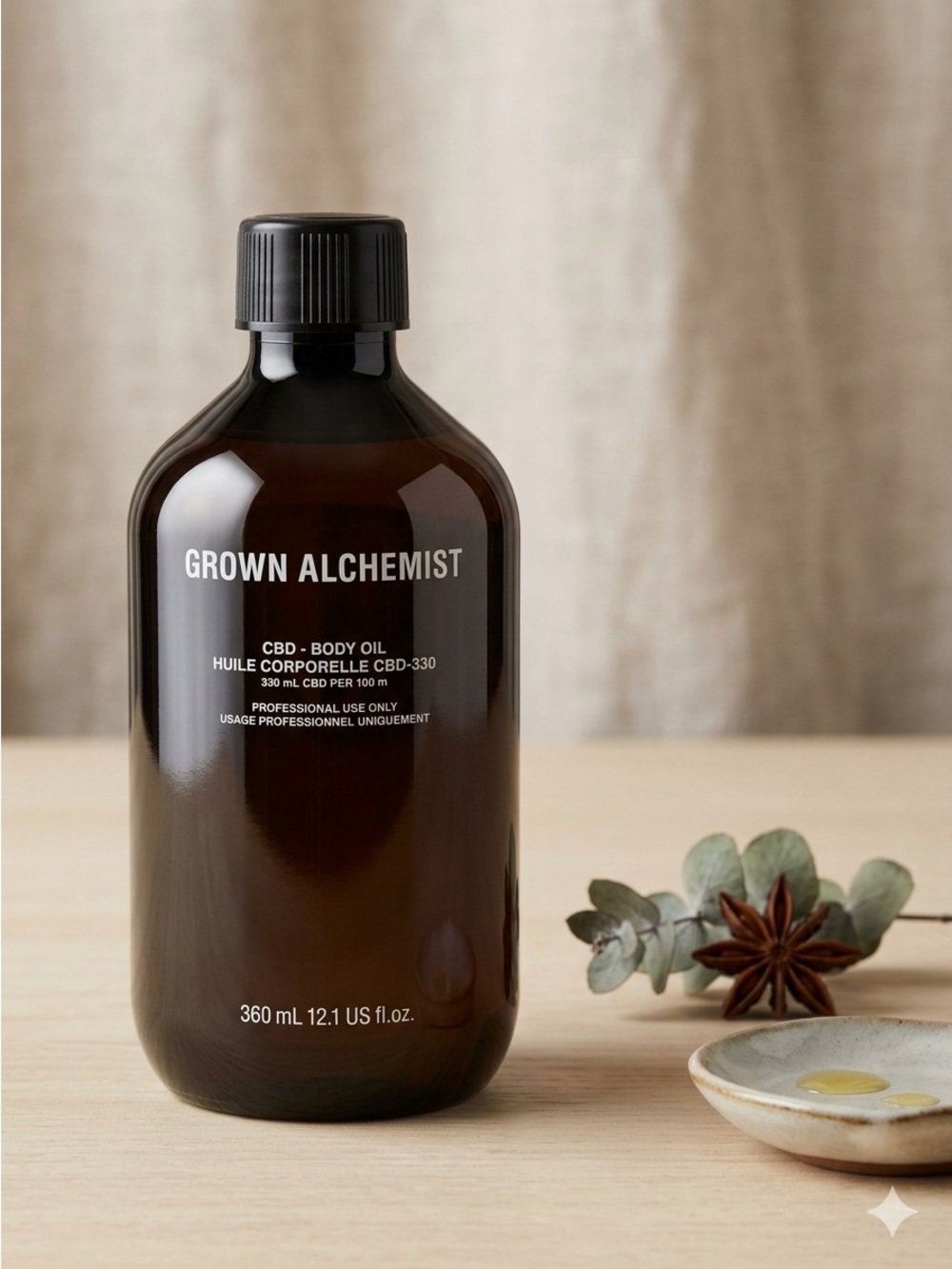 Grown Alchemist CBD Body Oil - 360ml/ 12.1 US fl oz. MSRP 360.00 Discontinued